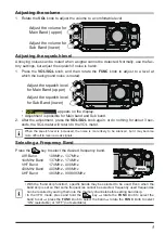 Предварительный просмотр 7 страницы Yaesu FTM-500DR Operating Manual