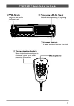 Preview for 5 page of Yaesu FTM-7250DR Operating Manual