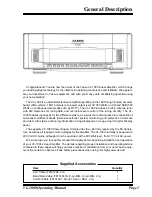 Preview for 2 page of Yaesu VL-1000 Operating Manual