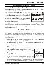 Preview for 23 page of Yaesu VX-120 Series Operating Manual