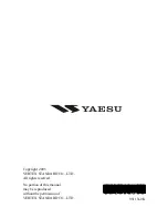 Предварительный просмотр 88 страницы Yaesu VX-127 Operating Manual