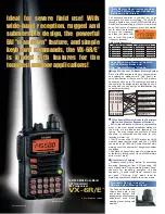 Preview for 2 page of Yaesu VX-6R Brochure & Specs