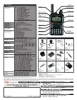 Preview for 4 page of Yaesu VX-6R Brochure & Specs