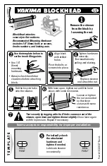 Preview for 1 page of Yakima BLOCKHEAD Quick Start Manual