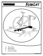 Yakima forklift Fitting Instructions Manual preview