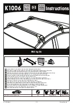 Yakima K1006 Instructions Manual preview