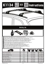 Yakima K1134 Instructions Manual preview