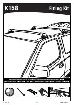 Preview for 1 page of Yakima K158 Manual