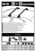 Yakima K618 Instructions Manual предпросмотр