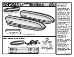 Yakima SKYBOX Series Manual preview