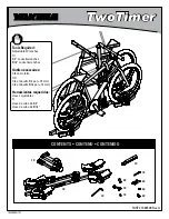 Yakima twotimer User Manual preview