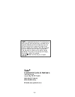 Preview for 12 page of Yale eBOSS E5400LN Series Installation Instructions Manual