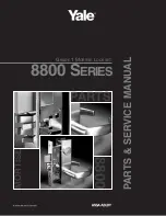 Yale MORTISE 8800 SERIES Parts & Service Manual preview