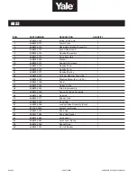 Preview for 26 page of Yale MORTISE 8800 SERIES Parts & Service Manual