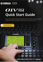 Yamaha 01V96i Quick Start Manual preview