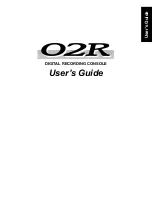 Предварительный просмотр 7 страницы Yamaha 02R Owner'S Manual