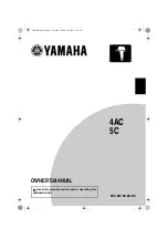 Yamaha 5C Owner'S Manual preview