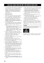 Предварительный просмотр 4 страницы Yamaha A-S500 Owner'S Manual