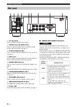 Предварительный просмотр 8 страницы Yamaha A-S500 Owner'S Manual