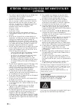 Предварительный просмотр 24 страницы Yamaha A-S500 Owner'S Manual