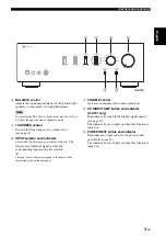 Предварительный просмотр 7 страницы Yamaha A-S501 Owner'S Manual