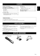 Preview for 3 page of Yamaha A-S701 Owner'S Manual