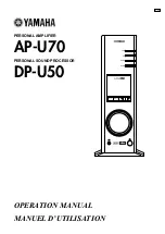 Preview for 22 page of Yamaha AP-U70 Setup Manual