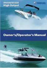 Yamaha AR230 High output Owner'S And Operator'S Manual preview