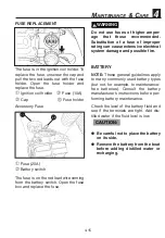 Preview for 92 page of Yamaha AR230 High output Owner'S And Operator'S Manual