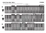 Yamaha Arius YDP-135 Quick Operation Manual предпросмотр