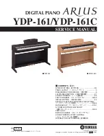 Yamaha Arius YDP-161 Service Manual предпросмотр