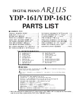 Preview for 57 page of Yamaha Arius YDP-161 Service Manual