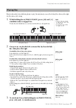 Предварительный просмотр 25 страницы Yamaha ARIUS YDP-165 Owner'S Manual