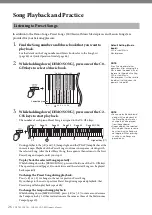 Предварительный просмотр 26 страницы Yamaha ARIUS YDP-165 Owner'S Manual