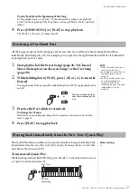 Предварительный просмотр 27 страницы Yamaha ARIUS YDP-165 Owner'S Manual