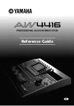 Yamaha AW4416 Reference Manual предпросмотр