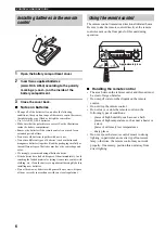 Предварительный просмотр 8 страницы Yamaha AX-497 Owner'S Manual