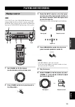 Предварительный просмотр 13 страницы Yamaha AX-497 Owner'S Manual