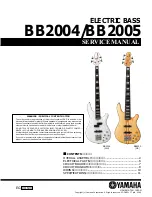 Предварительный просмотр 1 страницы Yamaha BB2005 Service Manual