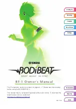Preview for 1 page of Yamaha BF-1 - BODiBEAT Music Player/Heart Rate... Owner'S Manual