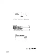 Предварительный просмотр 13 страницы Yamaha C-70 Servise Manual