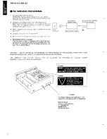 Предварительный просмотр 3 страницы Yamaha CDC-610 Service Manual