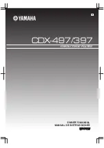 Preview for 1 page of Yamaha CDX-497 Owner'S Manual