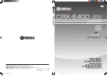 Yamaha CDX-E400 Owner'S Manual preview