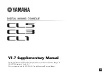 Yamaha CL5 Supplementary Manual preview