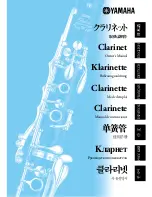 Yamaha Clarinet 2428440 Manual De Instrucciones preview