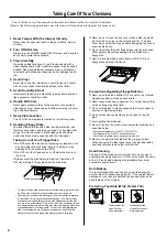 Предварительный просмотр 2 страницы Yamaha Clavinova CLP-156 Owner'S Manual