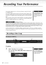 Предварительный просмотр 38 страницы Yamaha Clavinova CLP-170 Owner'S Manual