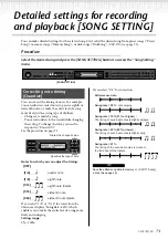 Предварительный просмотр 73 страницы Yamaha Clavinova CLP-170 Owner'S Manual