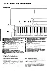 Предварительный просмотр 6 страницы Yamaha Clavinova CLP-705 Bedienungsanleitung